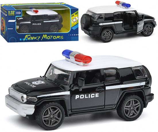 Машинка с мигалкой die-cast