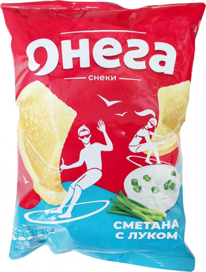 Снэки со вкусом сметаны с луком
