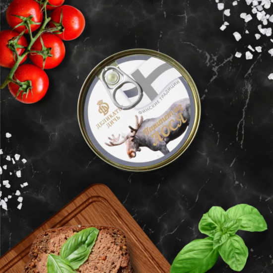 Паштет из мяса лося «Финские рецепты»