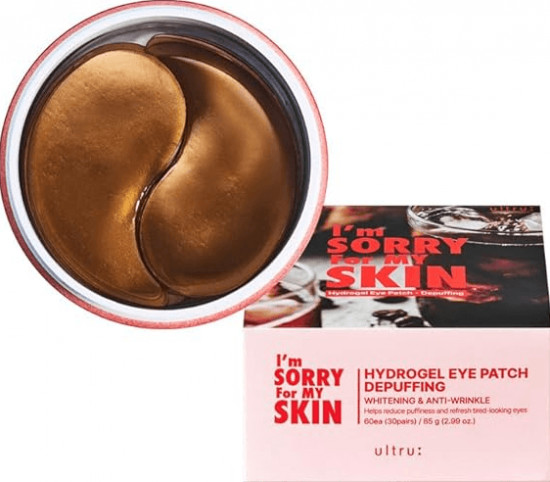 Противоотечные гидрогелевые патчи для глаз с кофеином и водорослями Hydrogel Eye Patch Depuffing