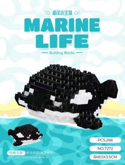 3D мини-конструктор Морские животные