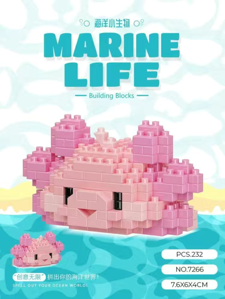3D мини-конструктор Морские животные