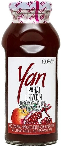 Сок «Гранат с яблоком» | Yan