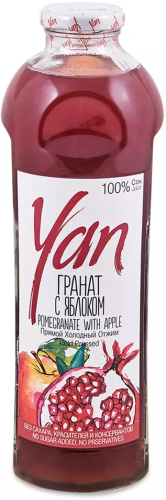 Сок «Гранат с яблоком» | Yan