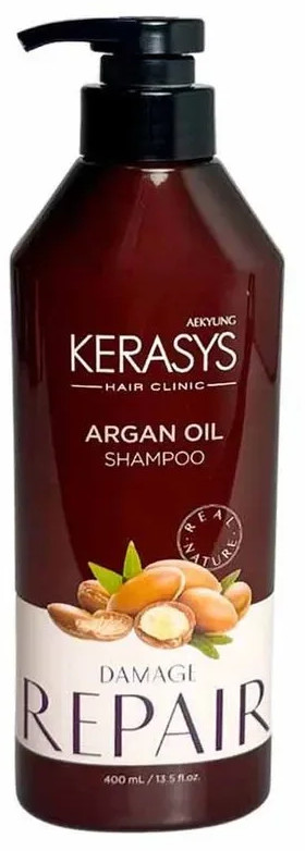 Шампунь с аргановым маслом восстанавливающий «Argan Oil Damage Repair» | Real Nature | Kerasys
