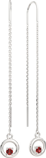 Серьги из серебра