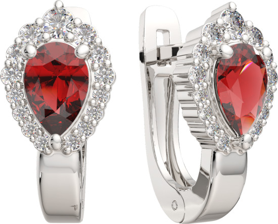 Серьги из серебра