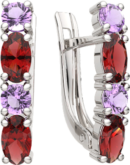 Серьги из серебра