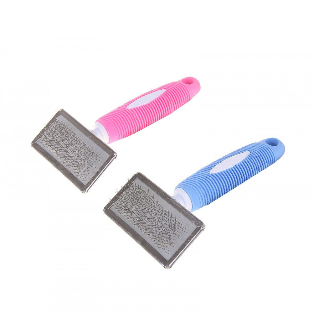 Пуходерка без капель с рифленой резиновой ручкой 15 х 9 см | Пижон