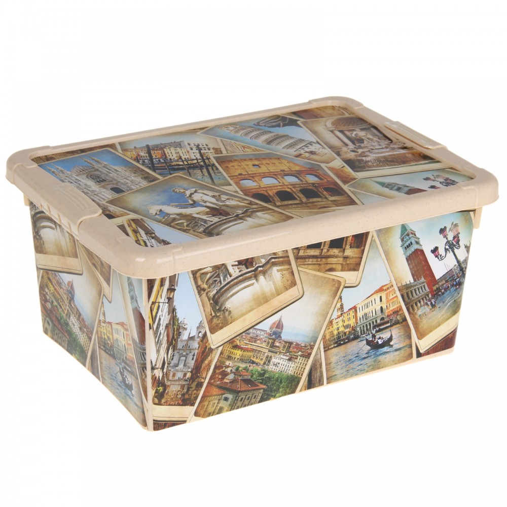 Ящик универсальный «Путешествие», бежевый | Бытпласт