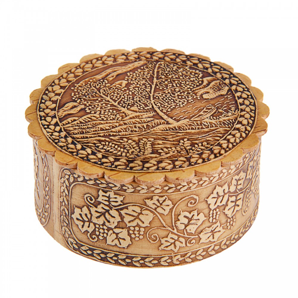 Шкатулка «Березки у реки»