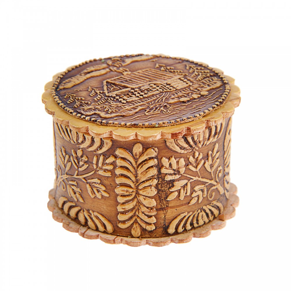 Шкатулка «Домик у реки с мостиком»