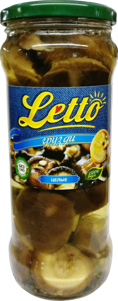 Грибы грузди целые | Letto