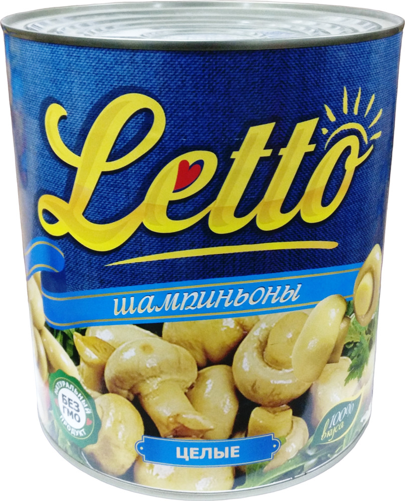 Грибы шампиньоны целые | Letto