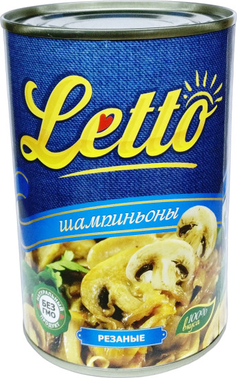 Грибы шампиньоны резаные