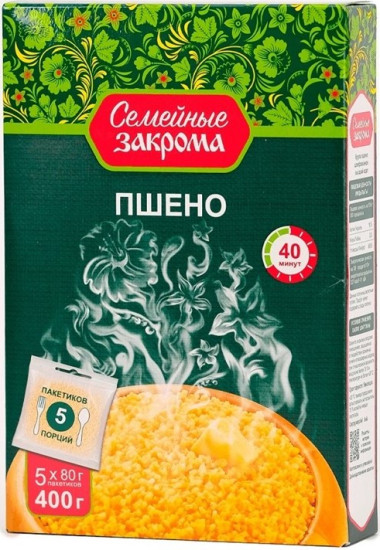 Пшено в пакетиках для варки