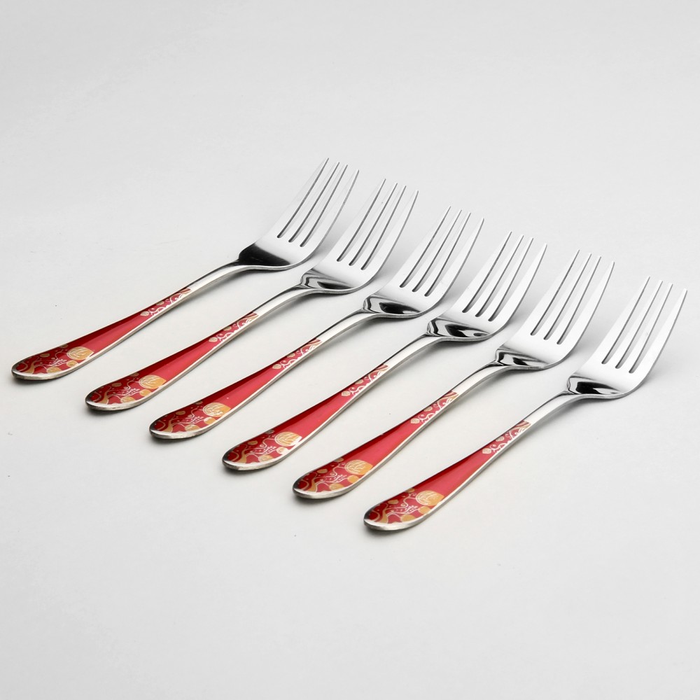 Набор вилок столовых «Листопад», 6 шт | Столовые приборы «Листопад» | Доляна