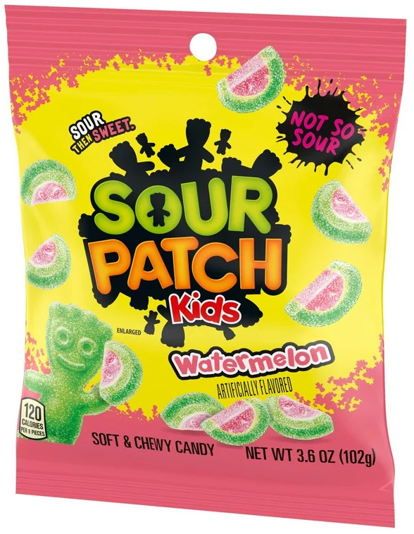 Мармелад со вкусом арбуза Sour Patch Kids Watermelon 102 г | Mondelez International