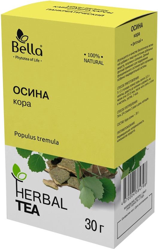 Фиточай «Кора осины» | Bella phytotea of life