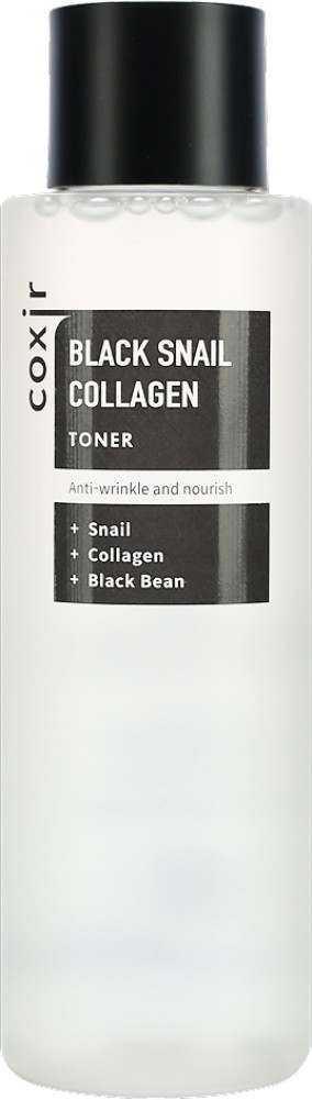 Тонер против морщин с коллагеном и муцином черной улитки «Black Snail Collagen Toner» | COXIR