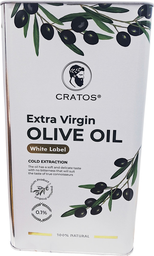 Оливковое нерафинированное масло «White Label Extra Virgin» 0.1% | CRATOS