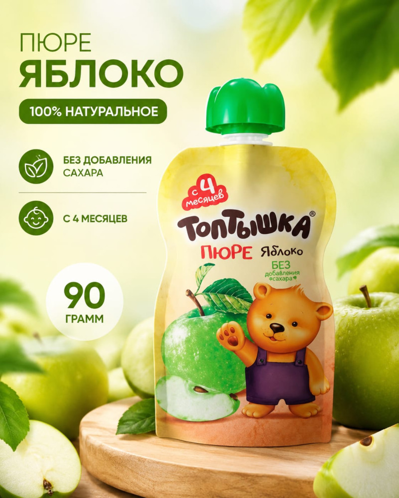 Пюре Яблоко | Топтышка
