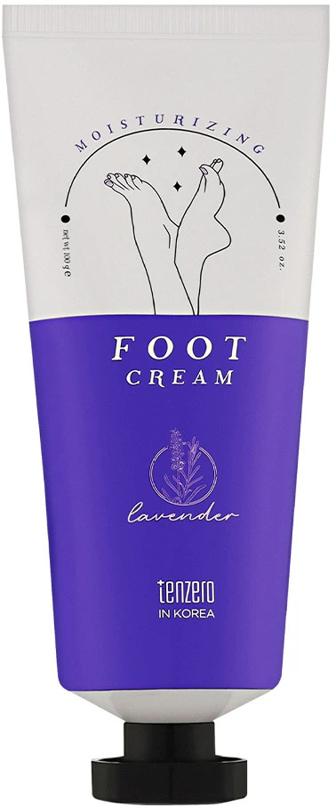 Крем для ног увлажняющий с ароматом лаванды «Moisturizing Foot Cream Lavender» | Tenzero