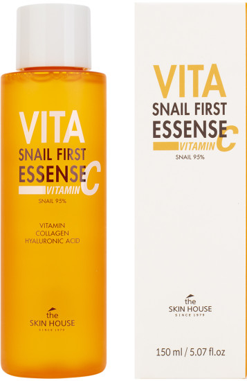 Освежающая эссенция с витаминами и муцином улитки «Vita Snail First Essense»