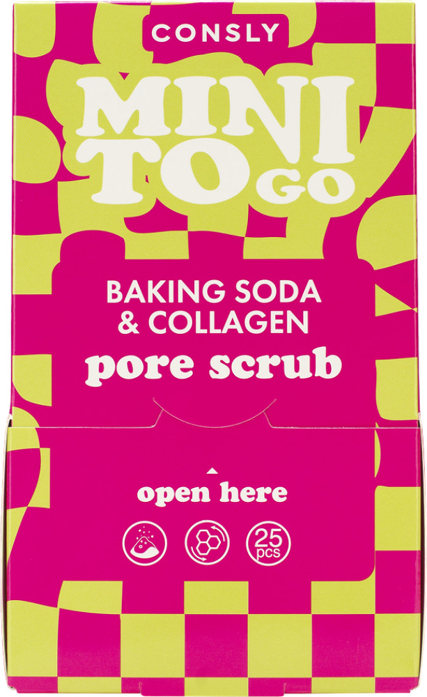 Скраб для лица с содой и коллагеном «Baking Soda & Collagen Pore Scrub» | Mini to go | Consly