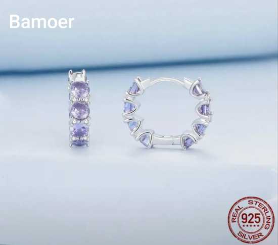 Серьги Конго «Аметист»