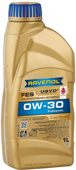 Моторное масло RAVENOL FES 0W-30 | Ravenol