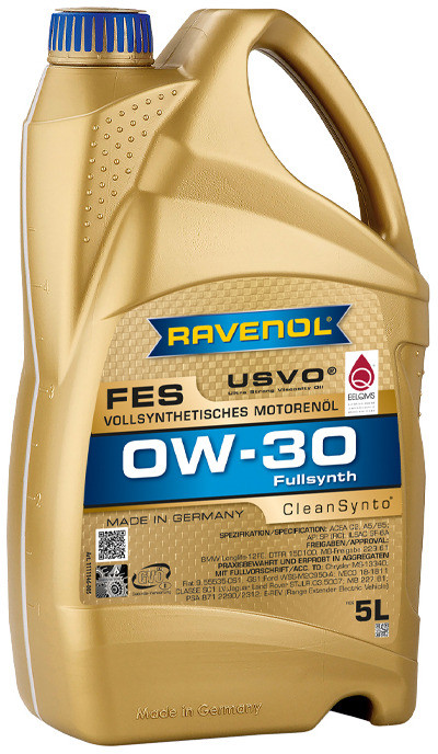 Моторное масло RAVENOL FES 0W-30 | Ravenol