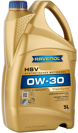 Моторное масло RAVENOL HSV 0W-30