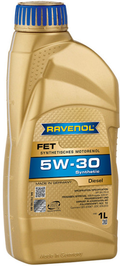 Моторное масло RAVENOL FET 5W-30