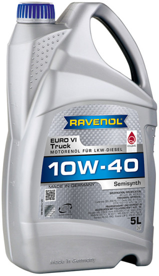 Моторное масло RAVENOL Euro VI Truck 10W-40