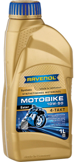 Моторное масло RAVENOL Motobike 4-T Ester 10W-50