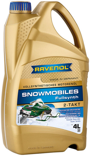 Масло для 2T снегоходов RAVENOL Snowmobiles Fullsynth 2-Takt
