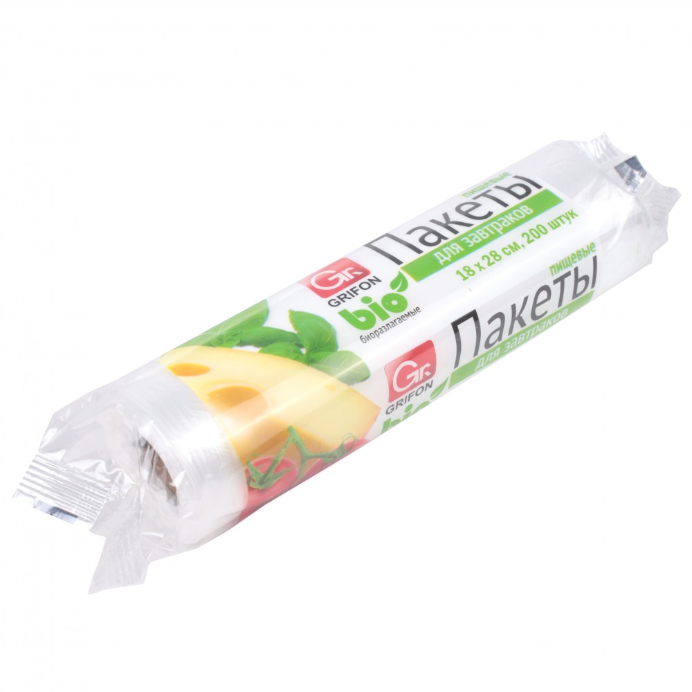 Пакеты для завтрака (1 л, 6 мкм), 200 шт | Grifon