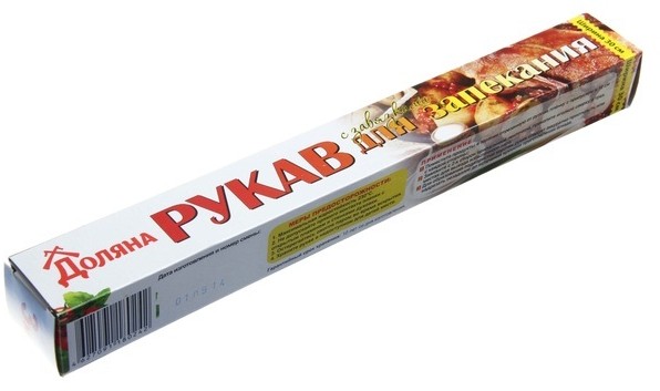 Рукав для запекания (0,30х5 м) с завязками | Доляна