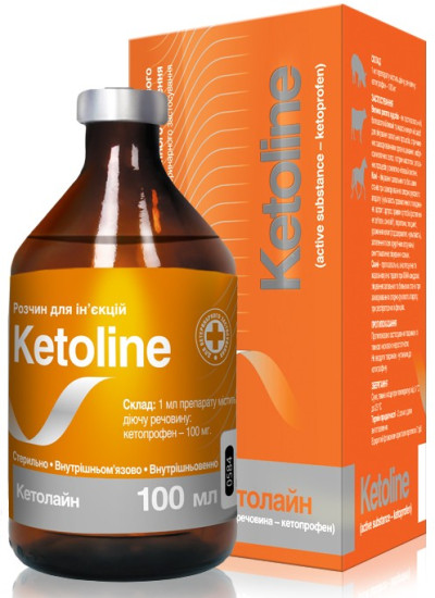 противовоспалительное средство для животных «Ketoline. Кетолайн 10%»