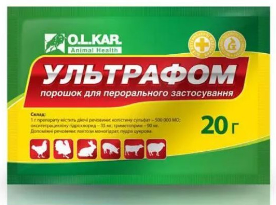 Антимикробный препарат для животных «Ультрафом»