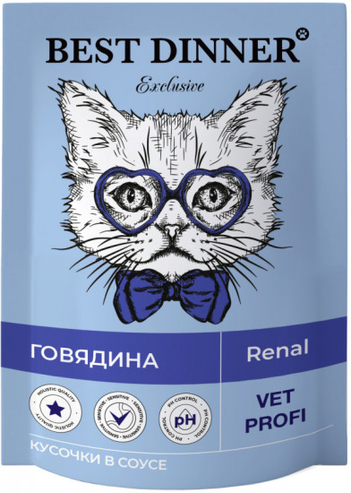 Корм для кошек «Кусочки говядины в соусе»