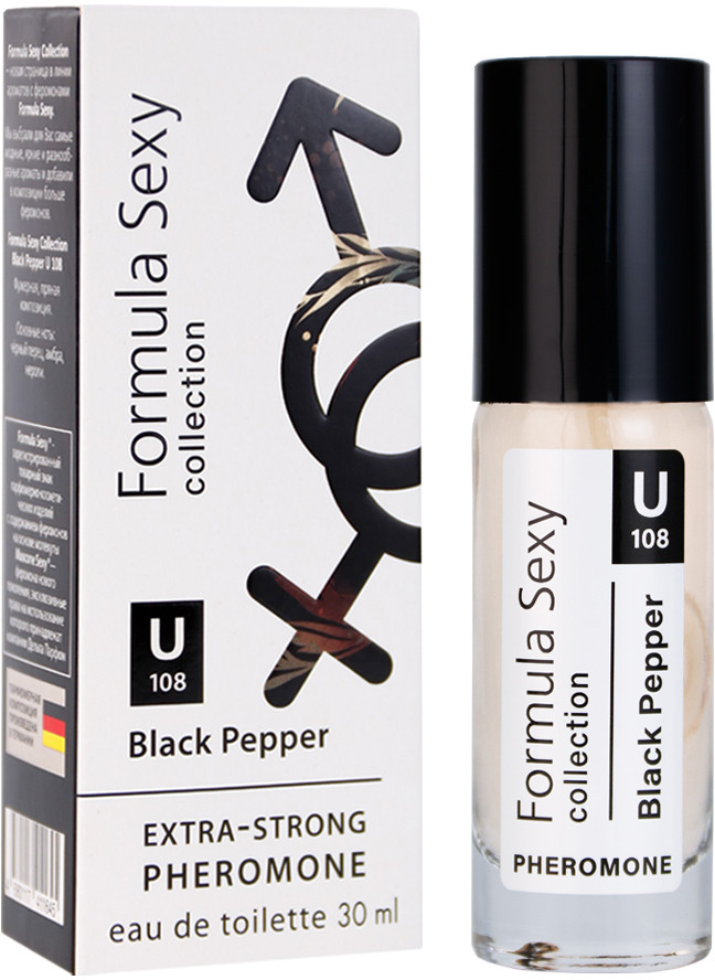 Туалетная вода женская с феромонами «Black Pepper U108» | Formula Sexy