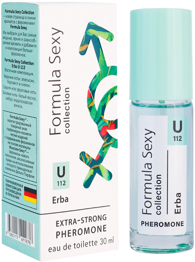 Туалетная вода женская с феромонами «Erba U112» | Formula Sexy