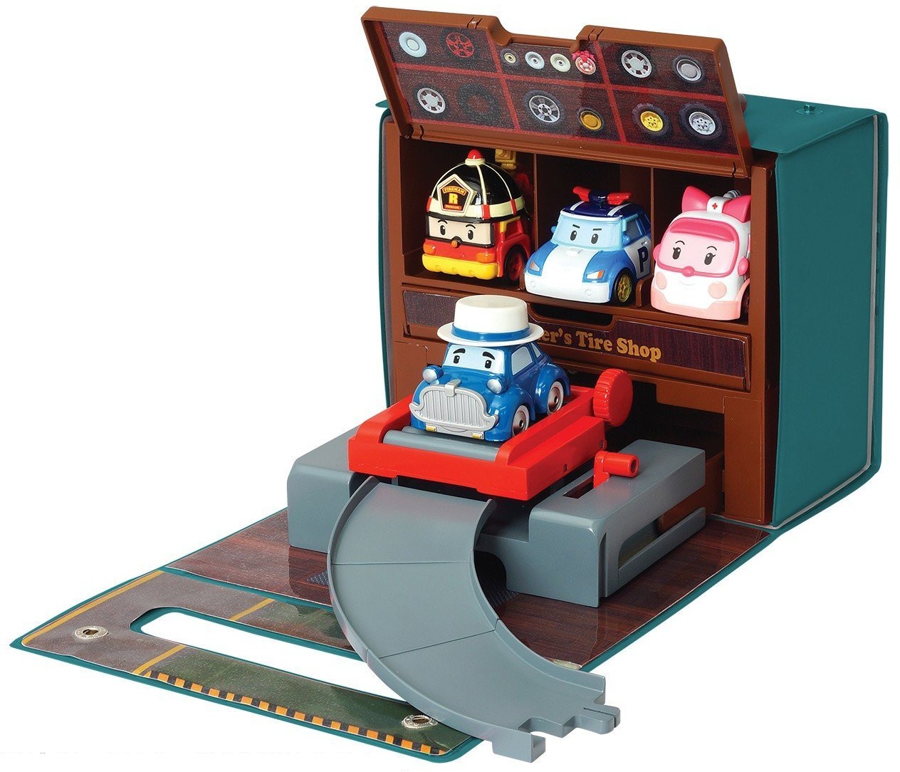 Игровой набор «Мастерская Уиллера» | Robocar Poli | Silverlit