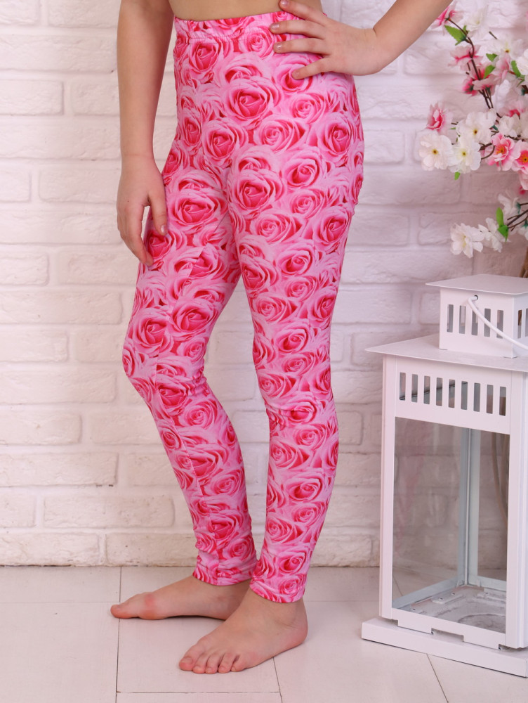 Лосины для девочки «Вдохновение длинные» | Мурлыка