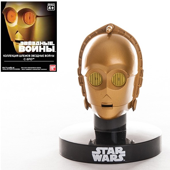 Шлем на подставке «C-3PO» | Star Wars | Bandai