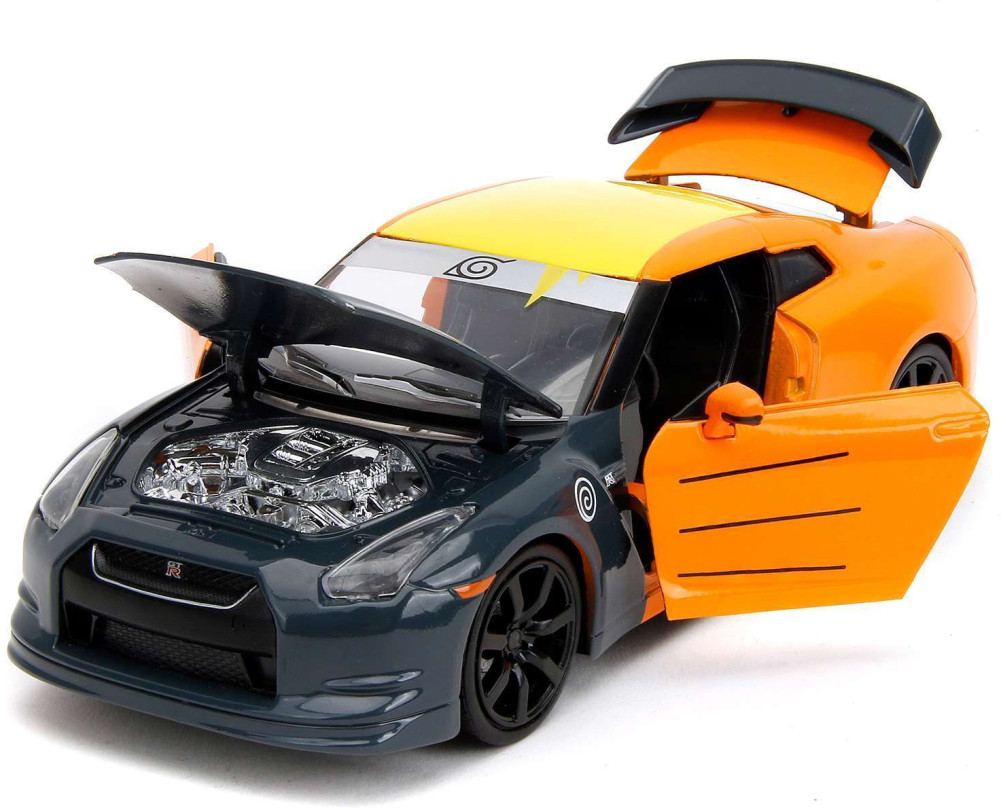 Модель машинки c фигуркой Hollywood Rides 2009 Nissan Gtr / Naruto figure | Jada Toys