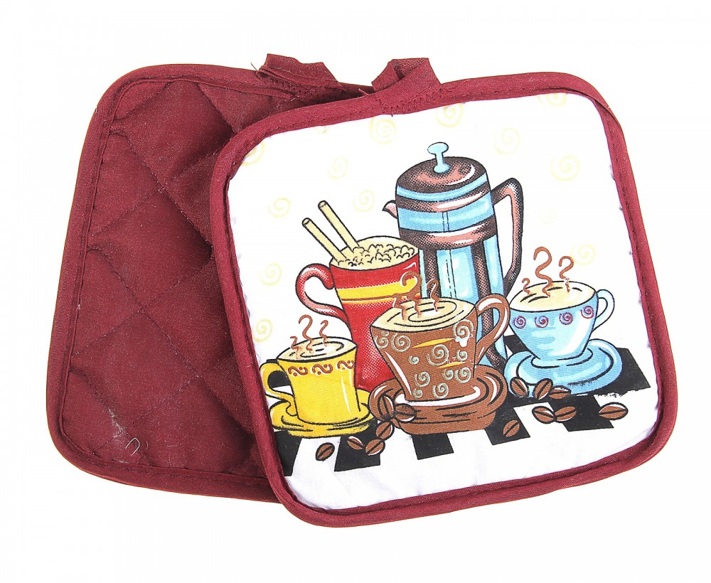 Комплект кухонный «Кухонька» (прихватка 17х17 - 2 шт.) | Collorista