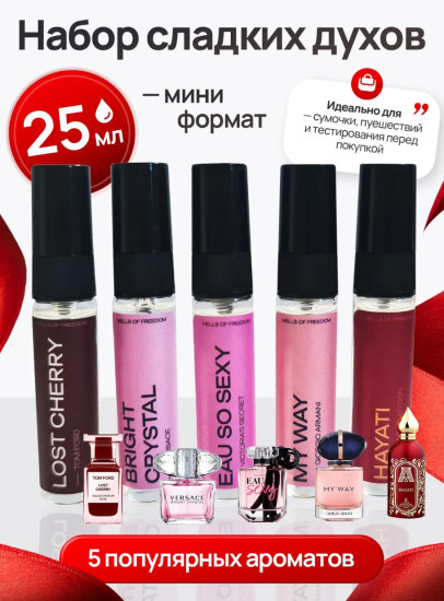 Пробники духов женские набор
